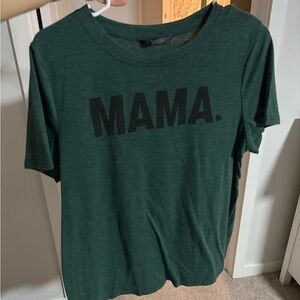 SHEIN Green 'MAMA' T-Shirt